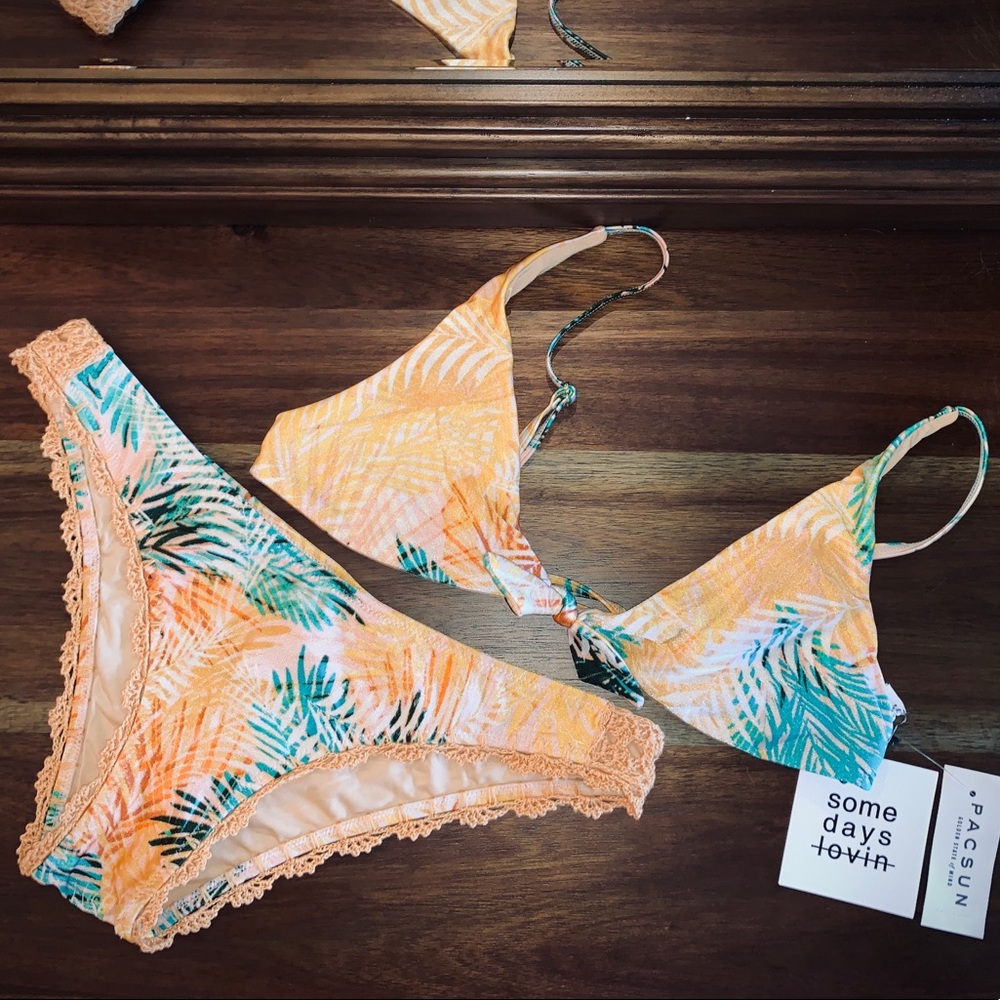 Brand New Tropical PacSun Bikini Set 🐠